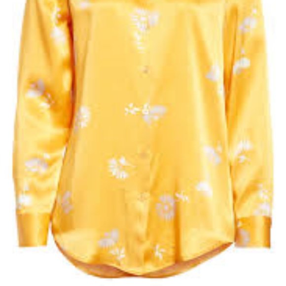 Orange Floral Women's Top - Picture 4 of 4